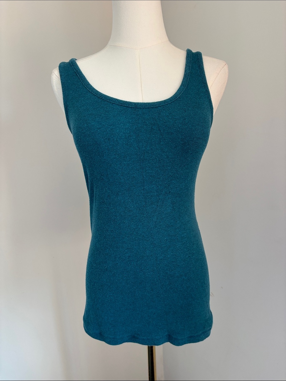 Liz Lange Teal Knit Scoop Tank